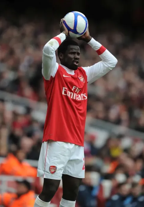 Framed Print : Emmanuel Eboue (Arsenal). Arsenal 1: 1 Leeds United, FA Cup 3rd Round, Emirates Stadium Framed Print : Emmanuel Eboue (Arsenal). Arsenal 1: 1 Leeds United, FA Cup 3rd Round, Emirates Stadium