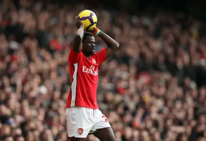 Framed Print : Emmanuel Eboue (Arsenal). Arsenal 2: 0 Sunderland. Barclays Premier League Framed Print : Emmanuel Eboue (Arsenal). Arsenal 2: 0 Sunderland. Barclays Premier League