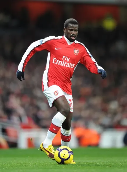 Framed Print : Emmanuel Eboue (Arsenal). Arsenal 3: 0 Hull City, Barclays Premier league