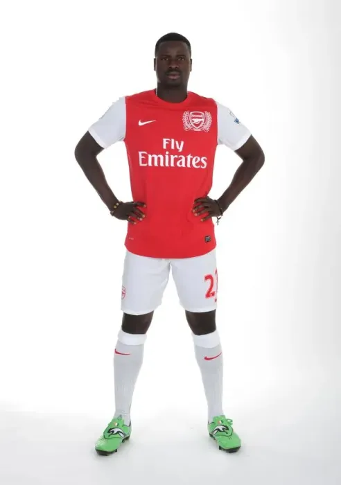 Framed Print : Emmanuel Eboue (Arsenal). Arsenal Photocall, Emirates Stadium, Arsenal Football Club Framed Print : Emmanuel Eboue (Arsenal). Arsenal Photocall, Emirates Stadium, Arsenal Football Club