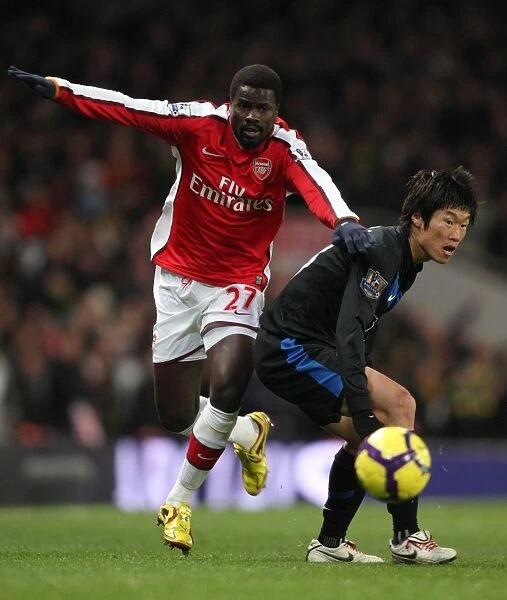 Emmanuel Eboue (Arsenal) Ji-Sung Park (Man Utd). Arsenal 1:3 Manchester United
