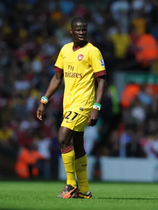 Framed Print : Emmanuel Eboue: Stalemate at Anfield - Arsenal vs Liverpool, Premier League 2010-11 Framed Print : Emmanuel Eboue: Stalemate at Anfield - Arsenal vs Liverpool, Premier League 2010-11