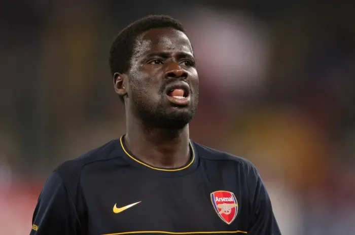 Framed Print : Emmanuel Eboue's Penalty Heartbreak: Arsenal vs. AS Roma, UEFA Champions League (2009) Framed Print : Emmanuel Eboue's Penalty Heartbreak: Arsenal vs. AS Roma, UEFA Champions League (2009)