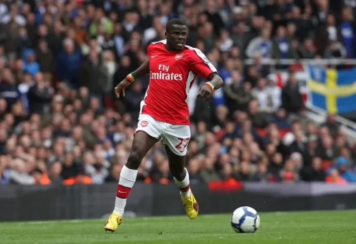 Framed Print : Emmanuel Eboue's Triumph: Arsenal's 3-1 Victory Over Birmingham City, October 17, 2009 Framed Print : Emmanuel Eboue's Triumph: Arsenal's 3-1 Victory Over Birmingham City, October 17, 2009