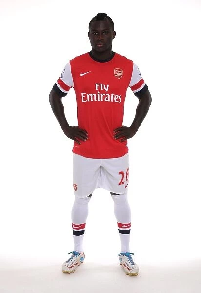 Emmanuel Frimpong at Arsenal 2013-14 Squad Team Photocall