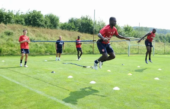 Framed Print : Emmanuel Frimpong (Arsenal). Arsenal Training Camp, Bad Waltersdorf, Austria, 23  /  7  /  2010