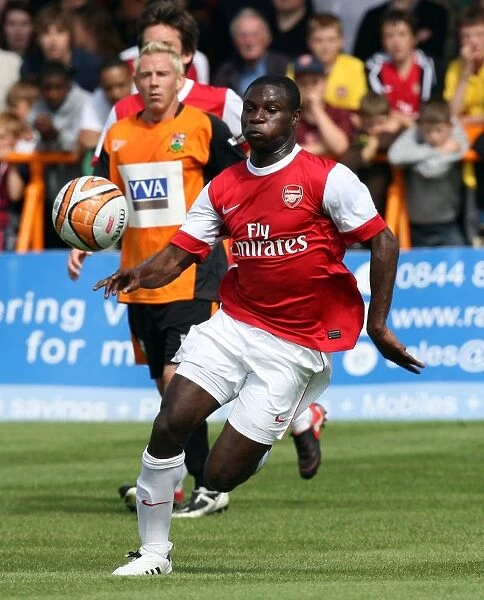 Emmanuel Frimpong (Arsenal). Barnet 0: 4 Arsenal. Pre Season Friendly. Underhill