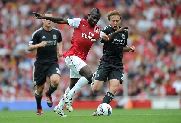 Emmanuel Frimpong (Arsenal) Lucas (Liverpool). Arsenal 0:2 Liverpool. Barclays Premier League