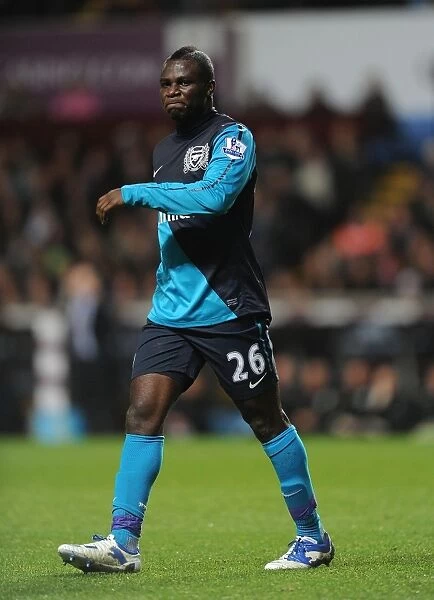 Emmanuel Frimpong: Arsenal Midfielder in Action Against Aston Villa (2011-12)