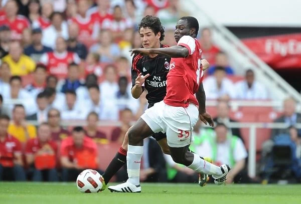 Emmanuel Frimpong (Arsenal) Pato (Milan). Arsenal 1: 1 AC Milan. Emirates Cup, pre season