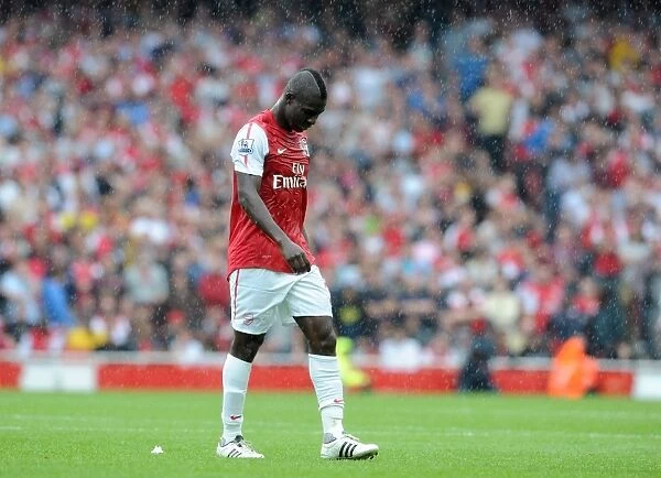Emmanuel Frimpong (Arsenal) walks off following his Red Card. Arsenal 0:2 Liverpool