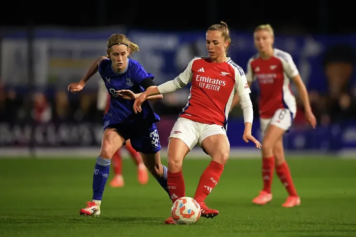 Framed Print : Everton FC v Arsenal FC - Barclays Women's Super League Everton FC v Arsenal FC - Barclays Women's Super League
