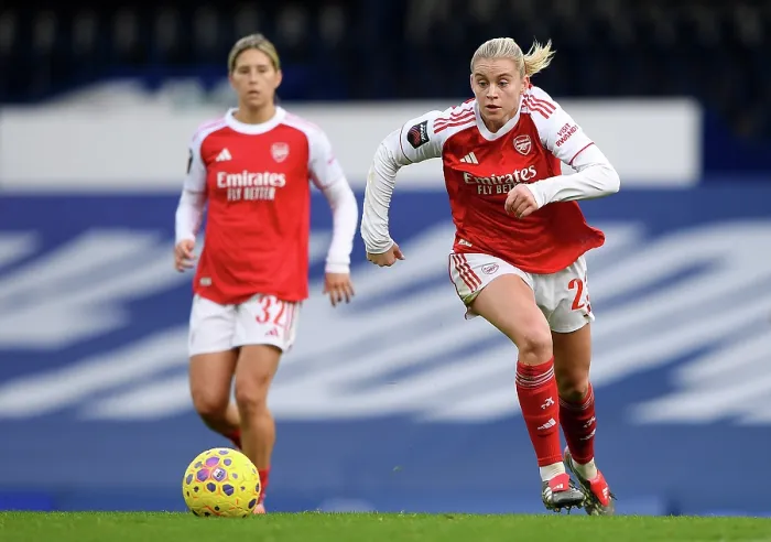 Framed Print : Everton v Arsenal - Barclays Women's Super League Everton v Arsenal - Barclays Women's Super League
