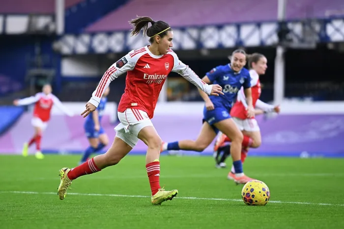 Framed Print : Everton v Arsenal - Barclays Women's Super League Everton v Arsenal - Barclays Women's Super League