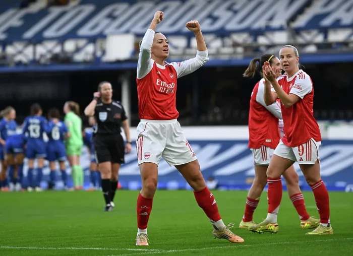 Framed Print : Everton v Arsenal - Barclays Women's Super League Everton v Arsenal - Barclays Women's Super League