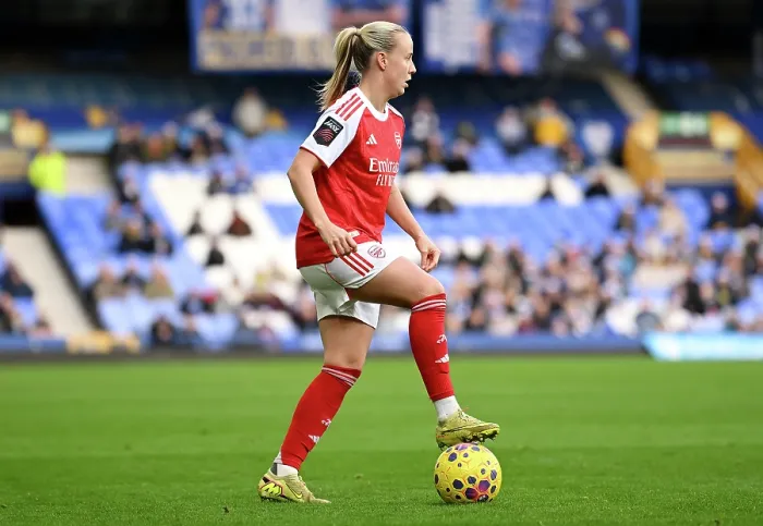 Framed Print : Everton v Arsenal - Barclays Women's Super League Everton v Arsenal - Barclays Women's Super League