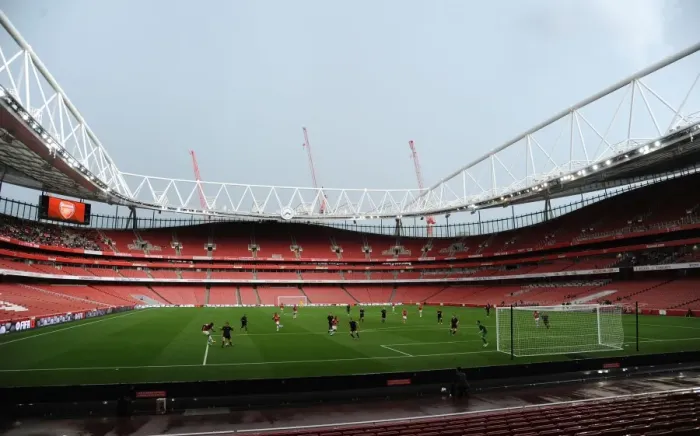 Framed Print : Exclusive: Arsenal U21 vs Blackburn R U21 at Emirates Stadium, 2012-13 Season