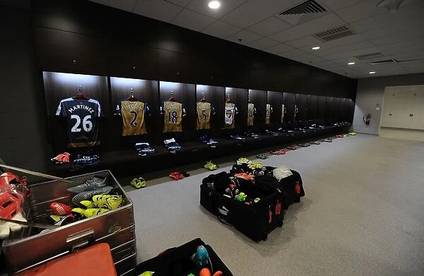 Exclusive: A Peek into Arsenal's Changing Room Before the Arsenal v Singapore XI Match, 2015