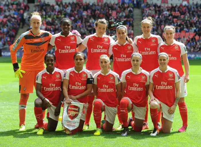 Framed Print : FA Cup Final: Arsenal Ladies vs. Chelsea Ladies at Wembley Stadium