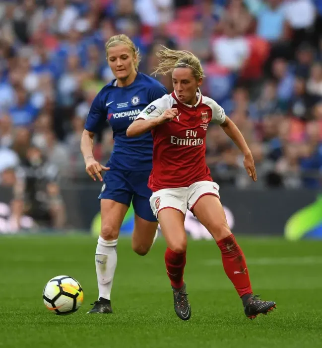 Framed Print : FA Cup Final Showdown: Nobbs vs. Chapman - Arsenal Women vs. Chelsea Ladies