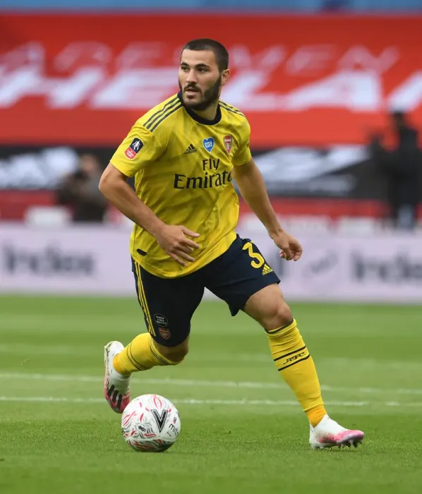 Framed Print : FA Cup Quarterfinal: Sead Kolasinac of Arsenal Faces Off Against Sheffield United Framed Print : FA Cup Quarterfinal: Sead Kolasinac of Arsenal Faces Off Against Sheffield United