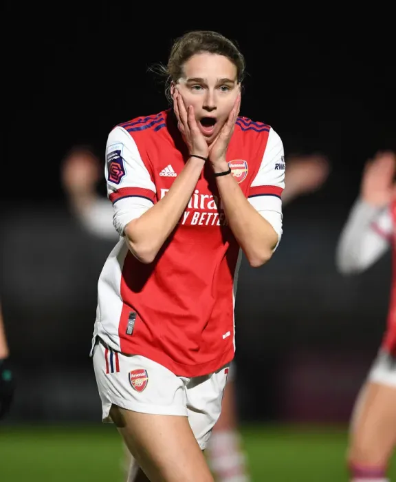 Framed Print : FA Cup Quarterfinals: Vivianne Miedema's Showdown at Arsenal Women vs Coventry United