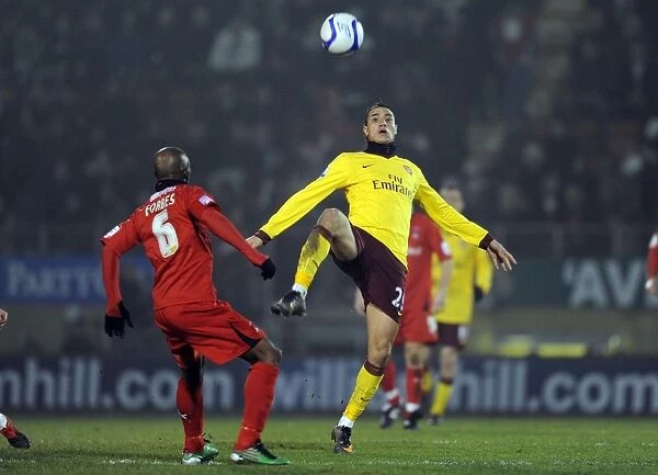 FA Cup Rivalry: Chamakh vs. Forbes - Arsenal vs. Leyton Orient (1:1)