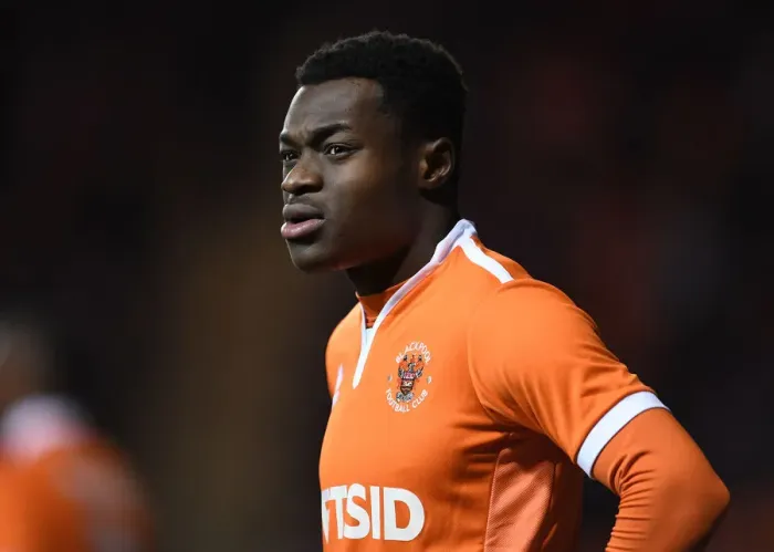 Framed Print : FA Cup Third Round: Marc Bola of Blackpool Faces Off Against Arsenal Framed Print : FA Cup Third Round: Marc Bola of Blackpool Faces Off Against Arsenal