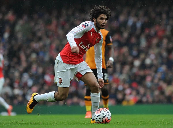 FA Cup Showdown: Arsenal vs Hull City - Mohamed Elneny's Determined Performance at The Emirates