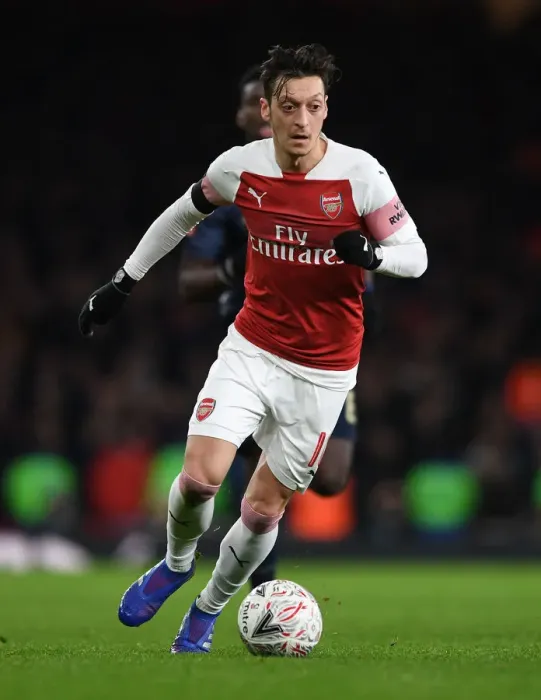 Framed Print : FA Cup Showdown: Arsenal vs Manchester United - Ozil's Leadership: A Battle of Football Giants Framed Print : FA Cup Showdown: Arsenal vs Manchester United - Ozil's Leadership: A Battle of Football Giants