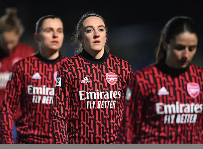 Framed Print : FA WSL Showdown: Arsenal Women vs. Chelsea - A Titanic Battle on the Football Field