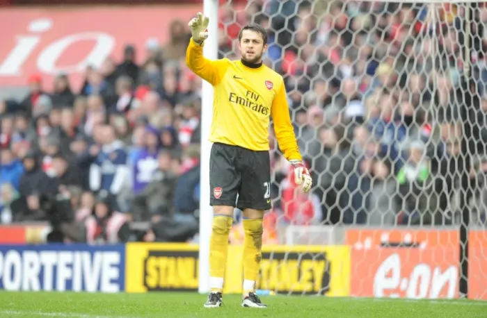 Framed Print : Fabianski's FA Cup Struggle: Arsenal's 3:1 Defeat at The Britannia Stadium