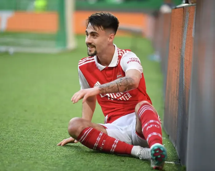 Framed Print : Fabio Vieira's Europa League Debut: Arsenal's Battle against Sporting CP Framed Print : Fabio Vieira's Europa League Debut: Arsenal's Battle against Sporting CP