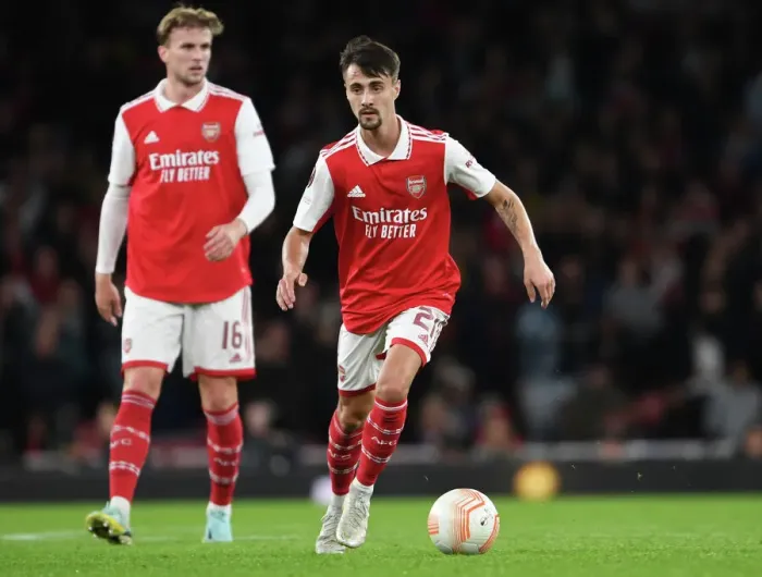 Framed Print : Fabio Vieira's Star Turn: Arsenal Triumphs Over PSV Eindhoven in Europa League Clash