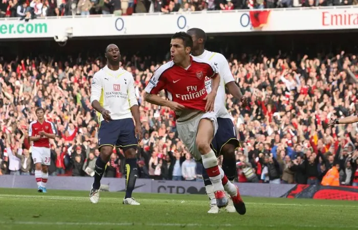 Framed Print : Fabregas Brilliant Goal: Arsenal's 3-0 Victory Over Tottenham, 2009 Framed Print : Fabregas Brilliant Goal: Arsenal's 3-0 Victory Over Tottenham, 2009