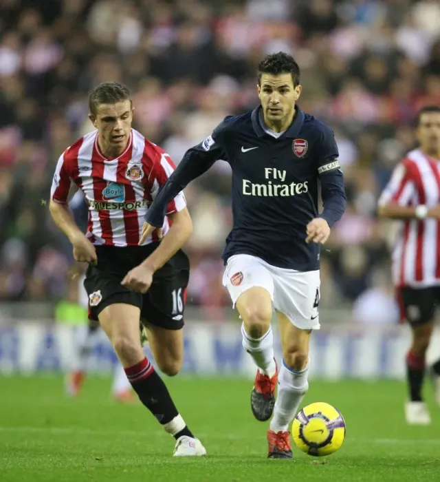 Framed Print : Fabregas Triumph: Arsenal's 1-0 Win Over Sunderland (2009) - Cesc vs. Henderson Framed Print : Fabregas Triumph: Arsenal's 1-0 Win Over Sunderland (2009) - Cesc vs. Henderson
