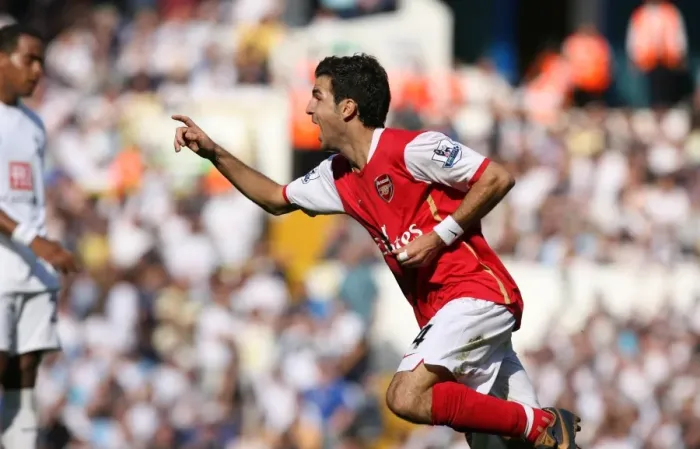 Framed Print : Fabregas's Brilliant Strike: Arsenal Triumphs 3-1 over Tottenham in FA Premier League Framed Print : Fabregas's Brilliant Strike: Arsenal Triumphs 3-1 over Tottenham in FA Premier League
