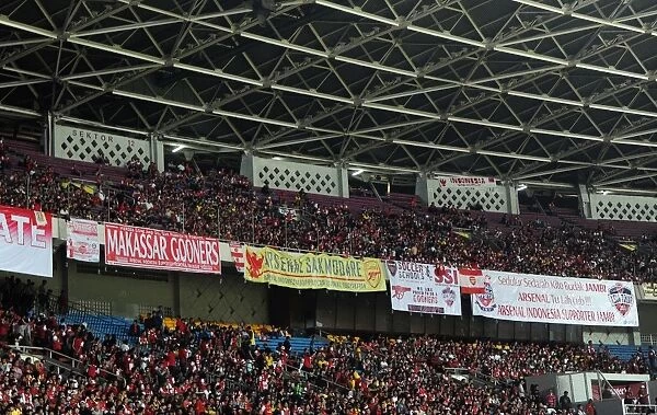 Fans Banner. Indonesia Dream Team 0: 7 Arsenal. Pre Season Friendly. Arsenal Tour to Asia 2013