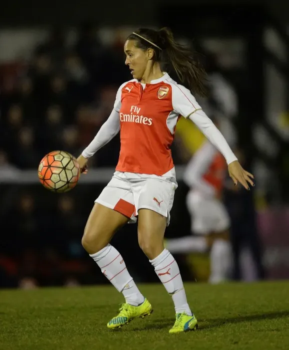 Framed Print : Fara Williams in Action for Arsenal Ladies Against Reading FC Women (March 2016) Framed Print : Fara Williams in Action for Arsenal Ladies Against Reading FC Women (March 2016)