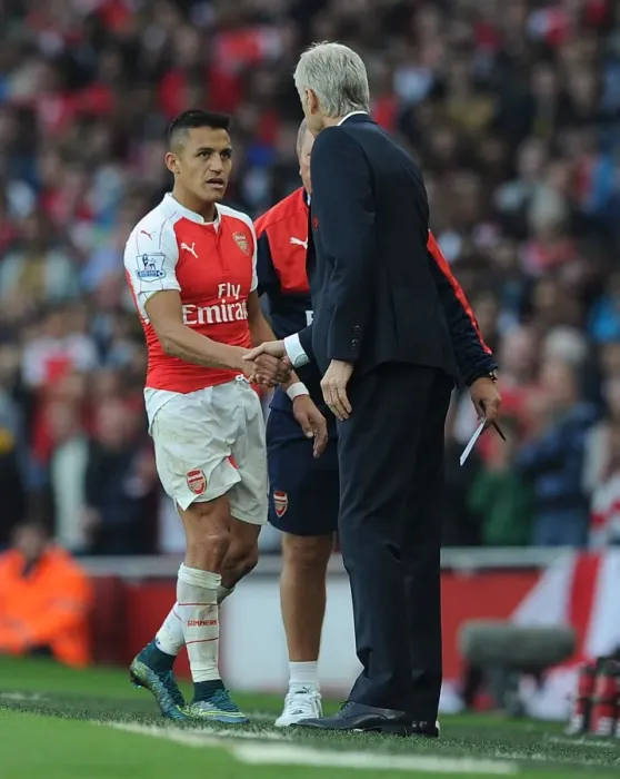 Framed Print : Farewell Handshake: Wenger and Sanchez Part Ways at the Emirates, Arsenal vs Manchester United, 2015 / 16 Premier League Framed Print : Farewell Handshake: Wenger and Sanchez Part Ways at the Emirates, Arsenal vs Manchester United, 2015 / 16 Premier League