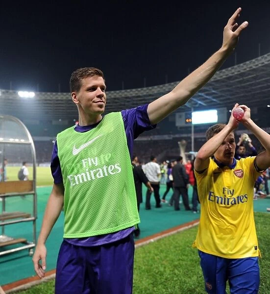 Farewell Wojciech Szczesny: Arsenal Star Bids Adieu in Arsenal vs Indonesia All-Stars Match, Jakarta 2013