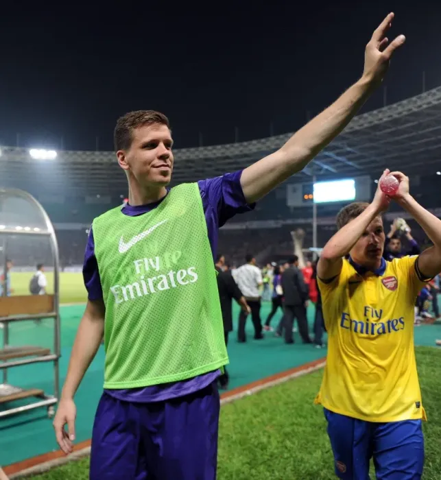 Framed Print : Farewell Wojciech Szczesny: Arsenal Star Bids Adieu in Arsenal vs Indonesia All-Stars Match, Jakarta 2013 Framed Print : Farewell Wojciech Szczesny: Arsenal Star Bids Adieu in Arsenal vs Indonesia All-Stars Match, Jakarta 2013