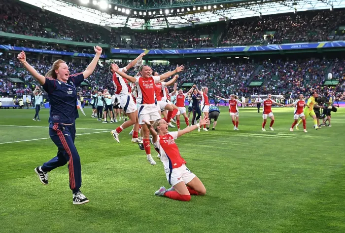 Framed Print : FC Barcelona v Arsenal WFC - UEFA Women's Champions League Final FC Barcelona v Arsenal WFC - UEFA Women's Champions League Final