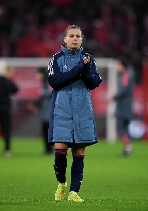 Framed Print : FC Bayern Munchen v Arsenal FC - UEFA Women's Champions League 2025 / 26 League Phase MD3 FC Bayern München v Arsenal FC - UEFA Women's Champions League 2025 / 26 League