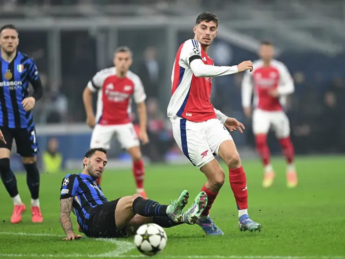 Framed Print : FC Internazionale Milano v Arsenal FC - UEFA Champions League 2024 / 25 League Phase MD4 Framed Print : FC Internazionale Milano v Arsenal FC - UEFA Champions League 2024 / 25 League Phase MD4