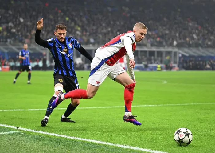 Framed Print : FC Internazionale Milano v Arsenal FC - UEFA Champions League 2024 / 25 League Phase MD4