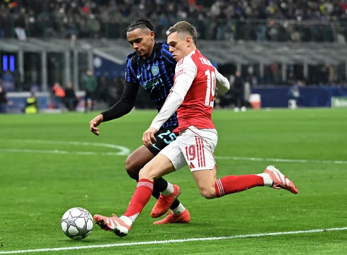 Framed Print : FC Internazionale Milano v Arsenal FC - UEFA Champions League 2025 / 26 League Phase MD7