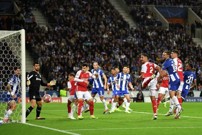 Framed Print : FC Porto v Arsenal FC: Round of 16 First Leg - UEFA Champions League 2023 / 24