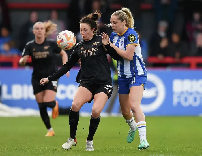 Framed Print : Fierce Rivalry: Jodie Taylor vs. Poppy Pattinson Battle it Out in the FA Women's Super League Framed Print : Fierce Rivalry: Jodie Taylor vs. Poppy Pattinson Battle it Out in the FA Women's Super League