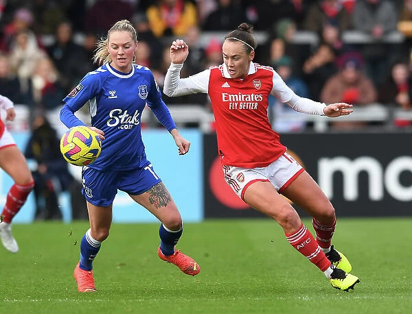 Fight for Supremacy: Caitlin Foord vs. Lucy Graham in Arsenal Women vs. Everton Women FA Women's Super League Clash
